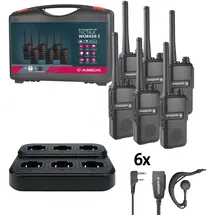 Albrecht Tectalk Worker 3 29827 PMR-Funkgerät 6er Set