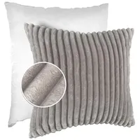 Kisska Dekokissen Kissenbezug Sofakissen Pillow Plüsch Kuschelkissen Zierkissen Cord