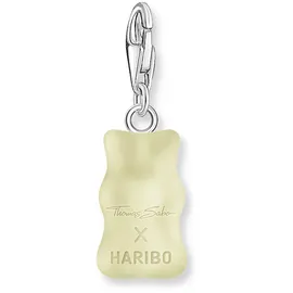 Thomas Sabo Charm Goldbär Weiß Silber 2187-017-14