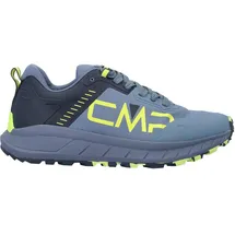 CMP Hamber Lifestyle Shoes Sneaker, Dusty Blue Yellow Fluo, 44 EU