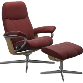 Stressless Relaxsessel STRESSLESS "Consul", rot (cherry paloma), B:82cm H:102cm T:72cm, Leder PALOMA: PALOMA ist ein durchgefärbtes Semianilin-Möbelleder mit natürlicher Narbung.