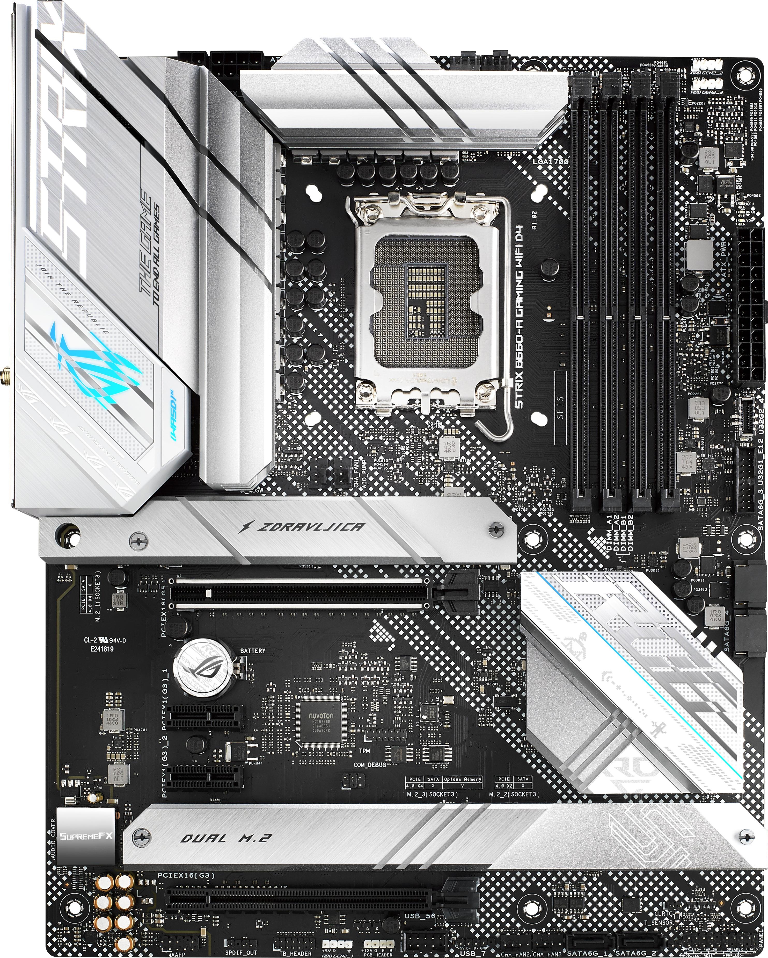 ASUS ROG STRIX B660-A GAMING D4 (LGA 1700, Intel B660, ATX), Mainboard