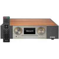 Albrecht DR 1000 All-in-One Soundsystem braun/silber