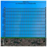 FA-Bausysteme Doppelstabzaun Anthrazit 6-5-6 Leiste 1830 mm 47,5 m