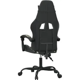 vidaXL Gaming-Stuhl Drehbar Schwarz und Tarnfarben