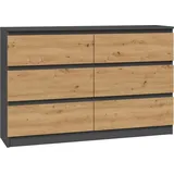 Top e shop Malwa M6/120 120 x 85 x 40 cm Anthrazit