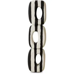 HKliving - Monochrome Art Skulptur, schwarz / weiß