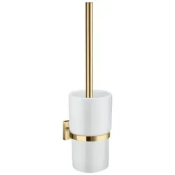 Smedbo House WC-Bürste | Wandmontage | Porzellan##Messing poliert/Porzellan RV333P
