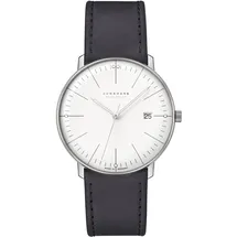 JUNGHANS max bill Herren-Funkuhr Mega Solar Titan mit Saphirglas