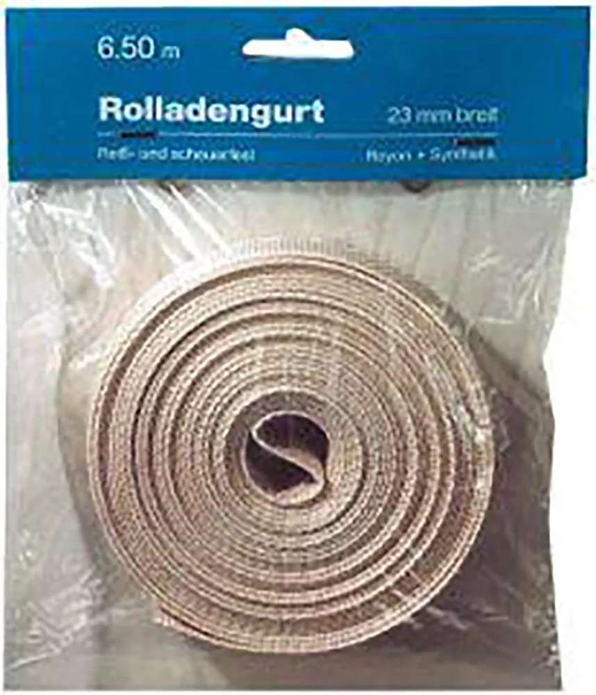 RATHGEBER Rollladengurt 14/15mmx6m SB silber 320kg Reißfesti