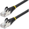 StarTech.com CAT6a Ethernet Cable - LSZH-Raucharm, Halogenfrei - Low Smoke Zero Halogen (LSZH) - SFTP Patchkabel - Schwarz - CAT6a Verlegekabel - Geschirmtes Netzwerkkabel/Ethernet Kabel