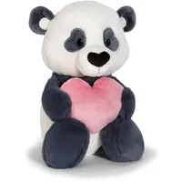NICI Love Panda mit Herz 25 cm Schwarz