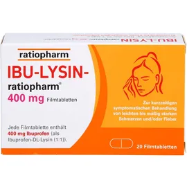 IBU-LYSIN-ratiopharm 400 mg Filmtabletten 20 St.