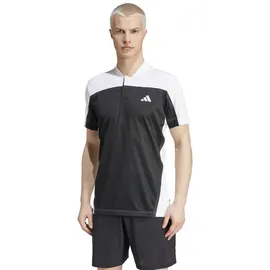 adidas Tennis HEAT.RDY Pro FreeLift Henley Poloshirt Black / White M
