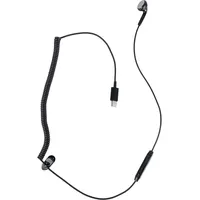 MHADBKH USB-Typ-C-kabelgebundene einseitige Kopfhörer mit Anruffunktion und Lautstärkeregler für Fahrsicherheit und Fitness-Anruf-Kopfhörer