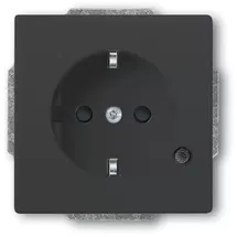 Busch-Jaeger Future Linear Steckdosen-Einsatz mit LED Kontrolllicht, studioweiß (20