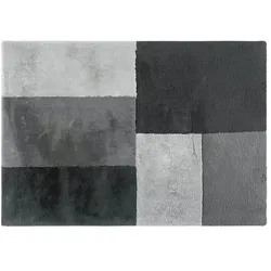 como Webteppich  Bunny Patchwork , silber , Synthetische Fasern , Maße (cm): B: 140 H: 2,7