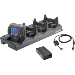 Zebra Lade-/Übertragungsstation, 4-Fach, Ethernet, CRD4001-411EES