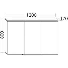 Burgbad Eqio 120 cm weiß mit LED