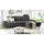 furn.design Ecksofa in grau Velours Wohnzimmer Sofa Eckcouch Couch 284 cm Skalm