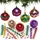 Baker Ross FC202 Weihnachten Dekoration Bastelset - Packung mit 8, Bastelt Eure Eigenen Weihnachtsdekorationen, Kugel Dekorationen für Kinder zum Basteln und Aufhängen