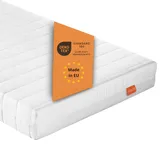 sleepling Matratze 100 x 200 x 13 cm, Rollmatratze Gästematratze, Komfortschaummatratze, Made in EU, Bezug waschbar, Ökotex 100, Härtegrad 2, weiß