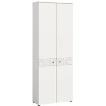 xonox.home Prisma Garderobenschrank 70,2x192x34,8 cm weiß
