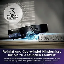 Shark PowerDetect UV Reveal 2-in-1 Saug- und Wischroboter Schwarz