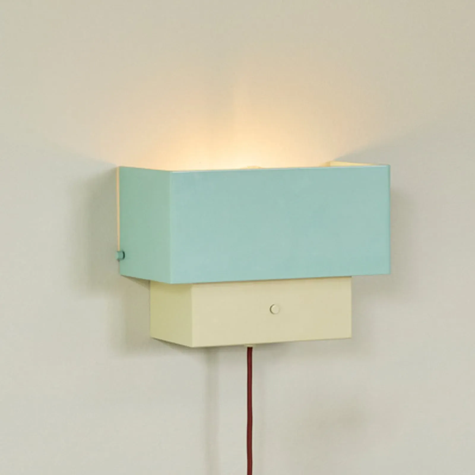 Wandleuchte Hübsch, Arte, Blau, für Wohnzimmer, Metall, Vintage - 22 - 17