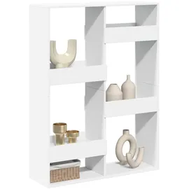 vidaXL Bücherregal Raumteiler 100 x 33 x 135 cm Weiß