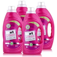 burti Liquid Feinwaschmittel 1,45L - Für pflegeleichte Textilien (4er Pack)
