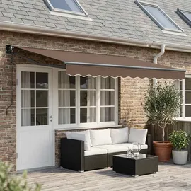 vidaXL Markise 5 x 3 m taupe