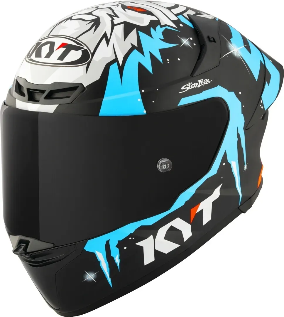 KYT TT-Revo Masia Replica Winter Test Helm, blauw, 2XL Voorman