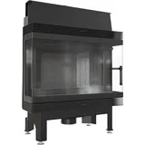 Kratki Kamineinsatz Blanka Stahl Schwarz