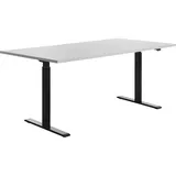 TOPSTAR Büroschreibtisch E-Table grau / Schwarz