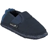 Nanga - Unisex Kinder-Hausschuhe Klette blau 24