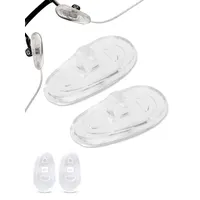 SPORTS WORLD VISION Brillen-Nasenpads | Hochwertige weiche A-förmige Nasenpads aus Silikon für Brillen | 15mm Brillenpads zum Einschrauben im 2er-Pack