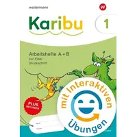 Westermann Schulbuchverlag Karibu - Paket Arbeitshefte 1 (A+B) Druckschrift