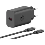 Motorola Handy Ladegerät USB-C® (mit Power Delivery) mit Schnellladefunktion 68W GaN, USB Power De