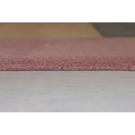 KADIMA DESIGN Handgetufteter Wollteppich "Thames Eva" - Geometrisch & Modern. Farbe: Grau-Rosa, 120x180 cm Kadima Design