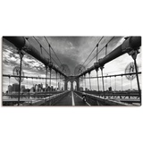 Artland Wandbild »Brooklyn Bridge New York III«, Brücken, (1 St.), schwarz
