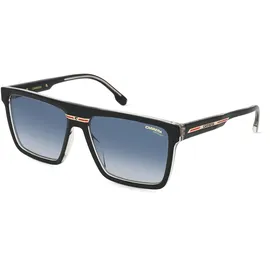 Carrera VICTORY C 03/S Herren-Sonnenbrille Vollrand Quadratisch Kunststoff-Gestell, schwarz