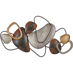 Wandobjekt COBALT 50 cm Metall Braun
