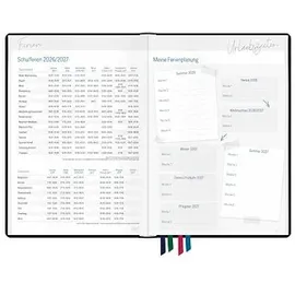 häfft® verlag Lehrerkalender Black Edition A5 schwarz 2026/2027