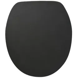 WELLWATER WC-Sitz, Soft-Close, Take-Off, MDF - schwarz