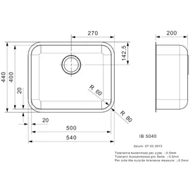 Reginox IB Küchenspüle, R32022, OKG