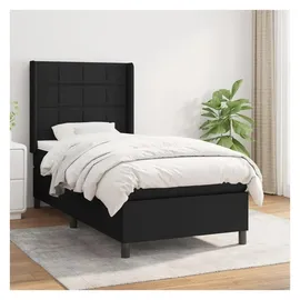 vidaXL Boxspringbett 100 x 200 cm Schwarz