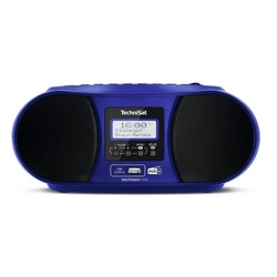 TechniSat DIGITRADIO 1990 Stereo Retro Digitalradio (UKW, DAB+, CD-Player, Bluetooth, USB, AUX) Digitalradio (DAB) blau