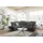 Musterring Ecksofa MUSTERRING "MR 4615", grau (anthrazit), B:272cm H:84cm T:214cm, 100% Polyester, Sofas, Ecksofa, mit Kopf- und Rückenverstellung, Metallfuß schwarz, Maße 272 x 214 cm
