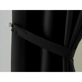 Gardinenbox Vorhang »Palermo« HxB 175x140 cm Schwarz,